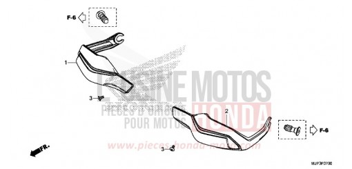 KNUCKLE GUARD CRF1000DG de 2016